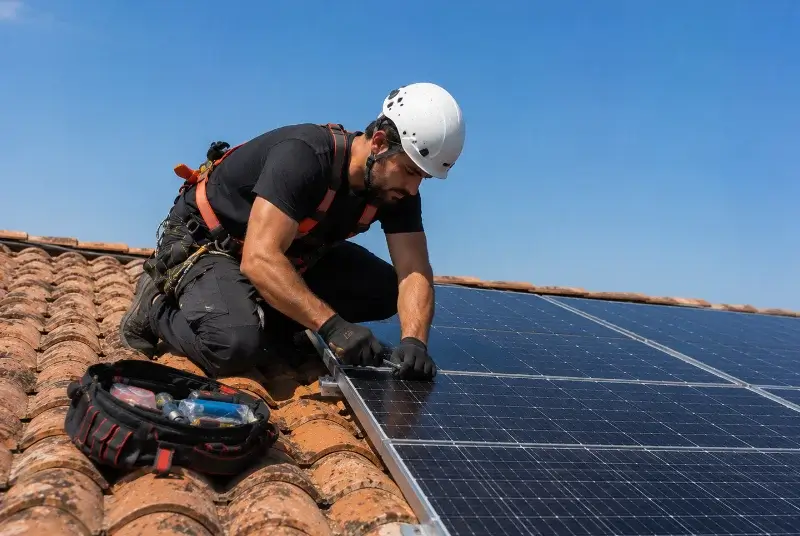 Maintenance et monitoring de panneaux solaires à Maisdon-sur-Sèvre